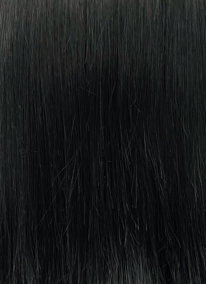 Black Straight Full Lace Kanekalon Synthetic Wig FUL011