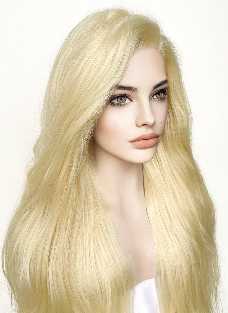Blonde Straight Lace Front Synthetic Wig LF1314