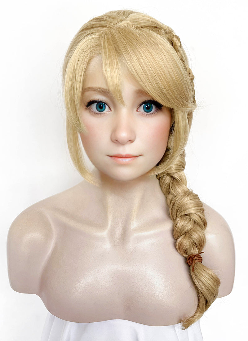How to Train Your Dragon Astrid Hofferson Blonde Braided Lace Front Synthetic Wig LF2173