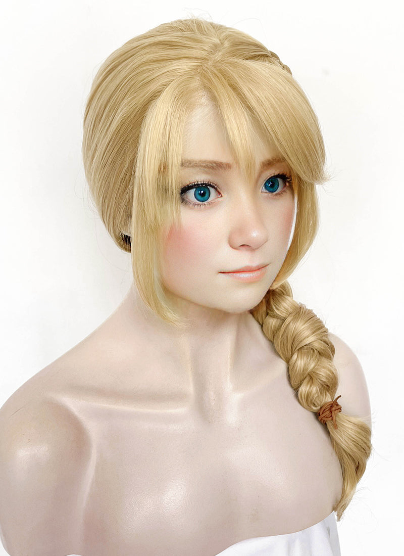 How to Train Your Dragon Astrid Hofferson Blonde Braided Lace Front Synthetic Wig LF2173