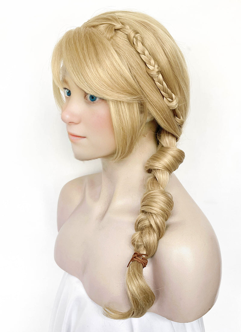 How to Train Your Dragon Astrid Hofferson Blonde Braided Lace Front Synthetic Wig LF2173
