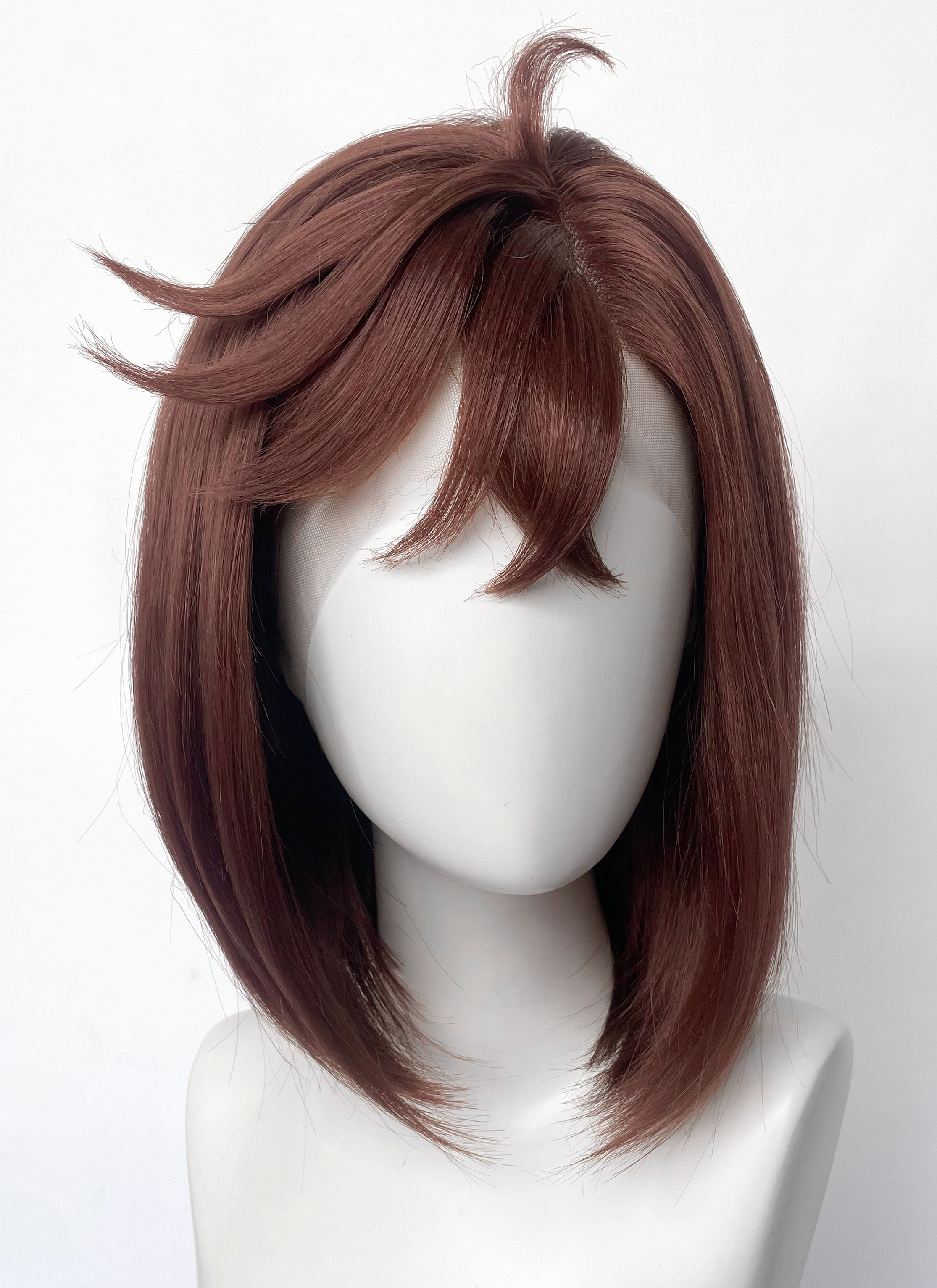 DAN DA DAN Momo Ayase Brunette Straight Bobo Lace Front Synthetic Wig LF6139