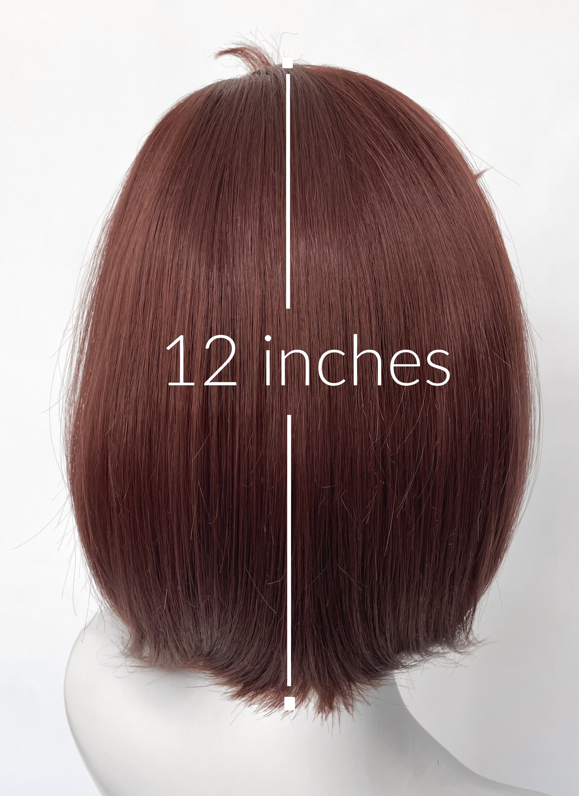 DAN DA DAN Momo Ayase Brunette Straight Bobo Lace Front Synthetic Wig LF6139