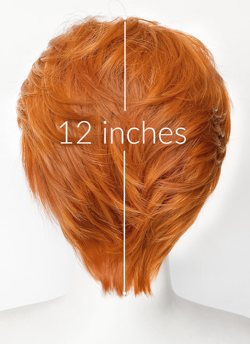 Ginger Straight Lace Front Synthetic Men's Wig LF6154