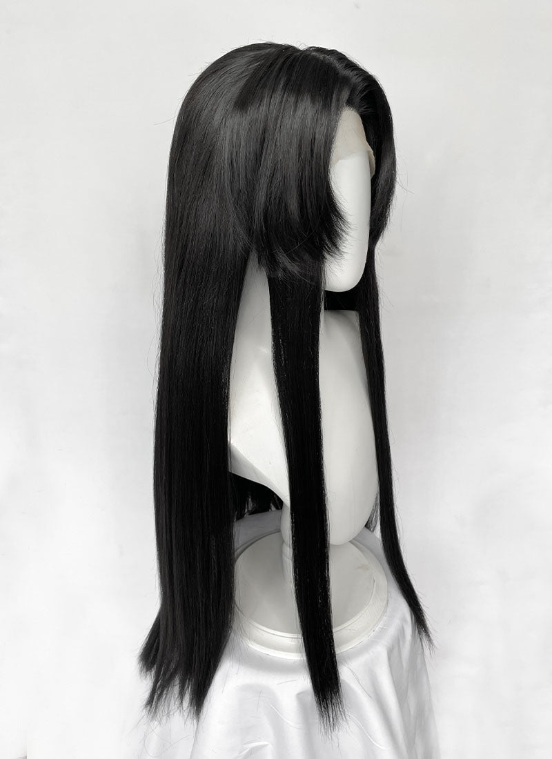 Demon Slayer: Kimetsu no Yaiba Kanae Kocho Yaki Natural Black Straight Lace Front Synthetic Wig LF8050