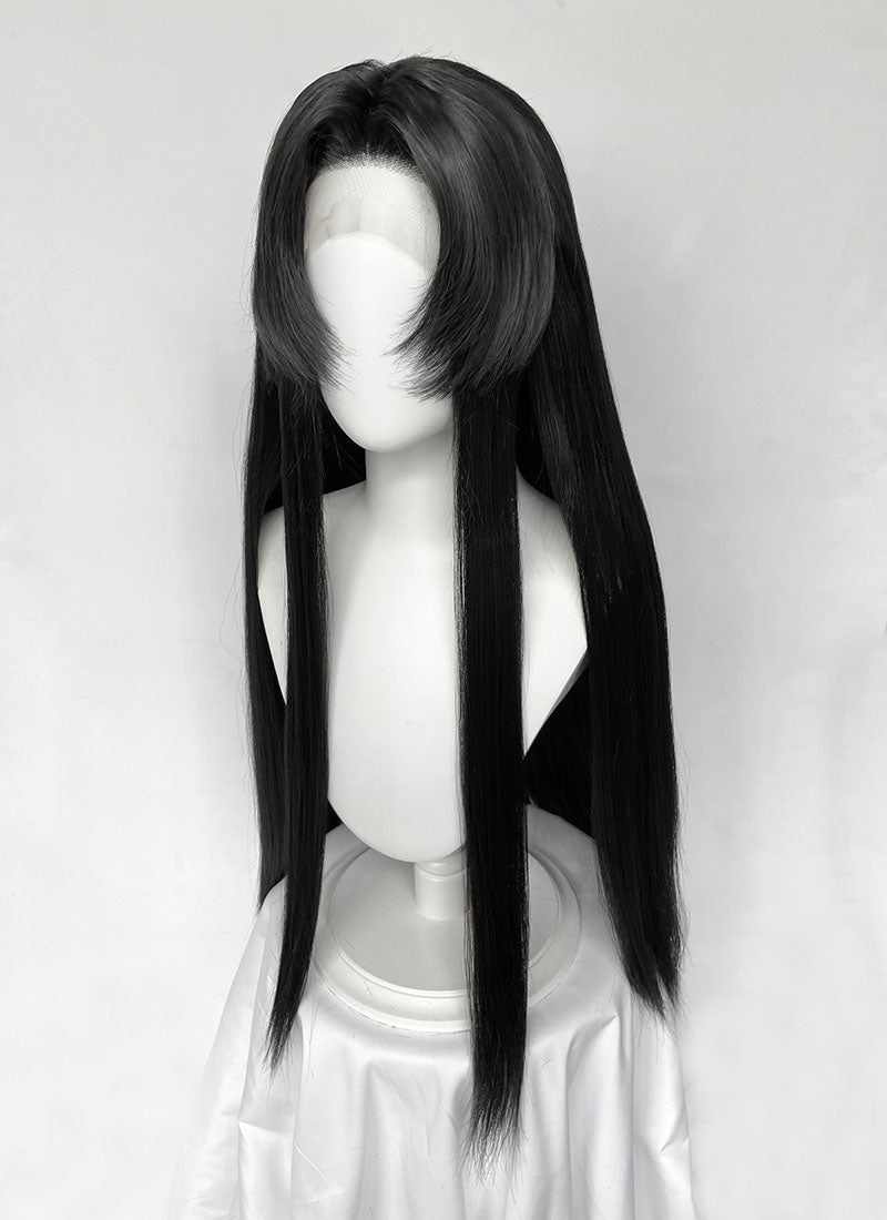 Demon Slayer: Kimetsu no Yaiba Kanae Kocho Yaki Natural Black Straight Lace Front Synthetic Wig LF8050