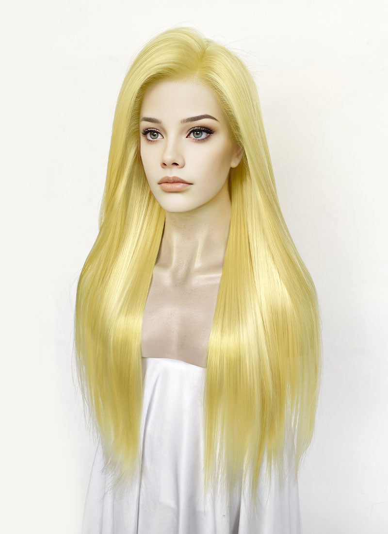 Blonde Straight Lace Front Synthetic Wig LW4058