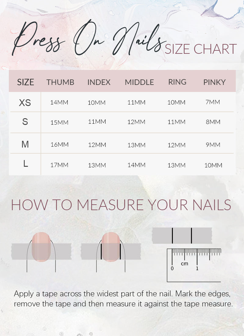 Airbrushed Ombre Edgy Metallic Design Almond Handmade Press-On Nails NF090