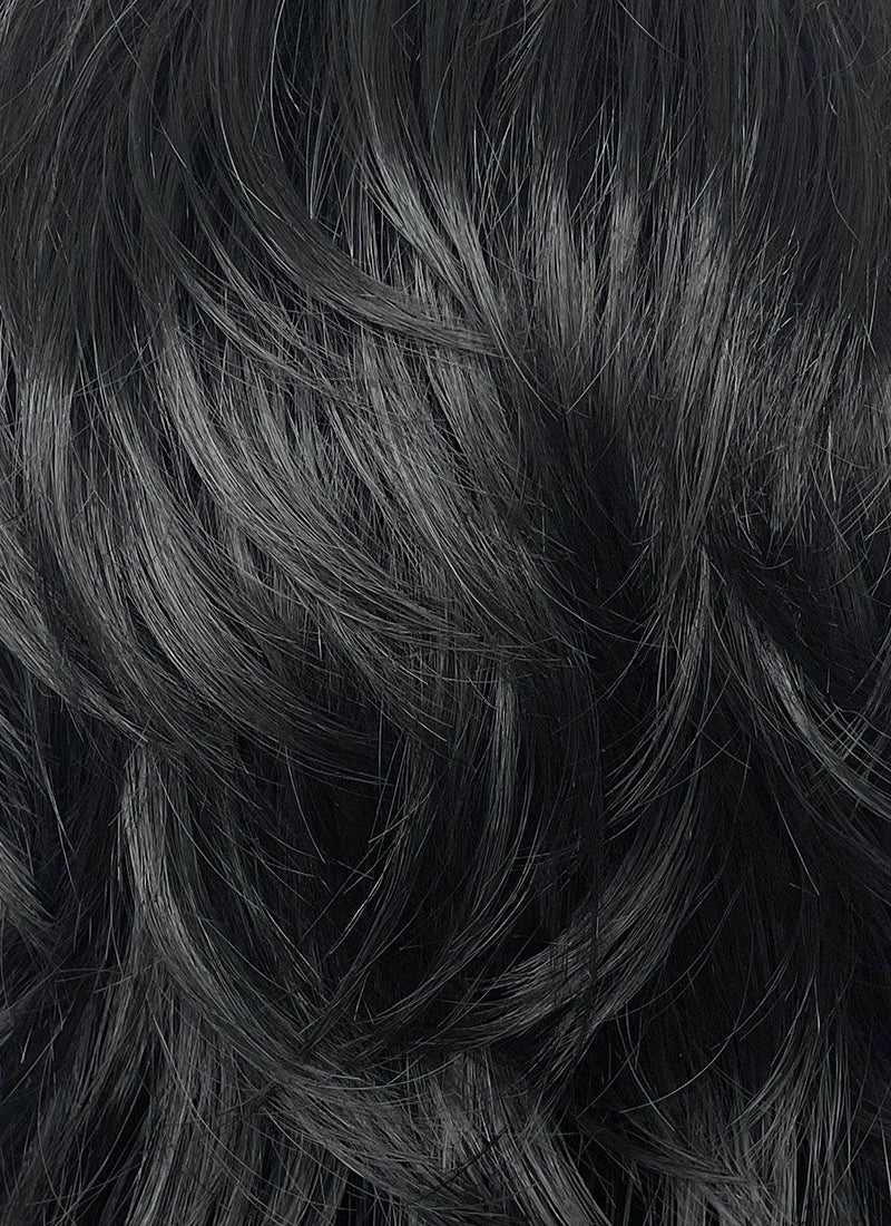 Mouthwashing Anya Black Wavy Synthetic Hair Wig TB1752A