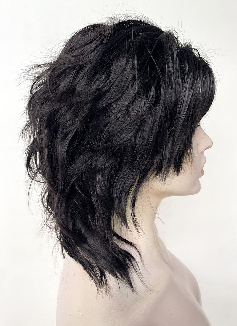 Baldur's Gate 3 Evelyn (Tav/OC character) Natural Black Wavy Lace Front Synthetic Wig LF6052