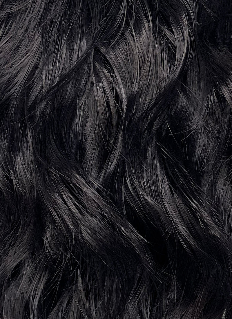 Baldur's Gate 3 Evelyn (Tav/OC character) Natural Black Wavy Lace Front Synthetic Wig LF6052