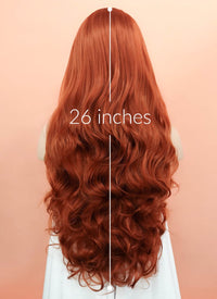 Ginger Wavy Lace Front Synthetic Wig LW735 - Wig Is Fashion