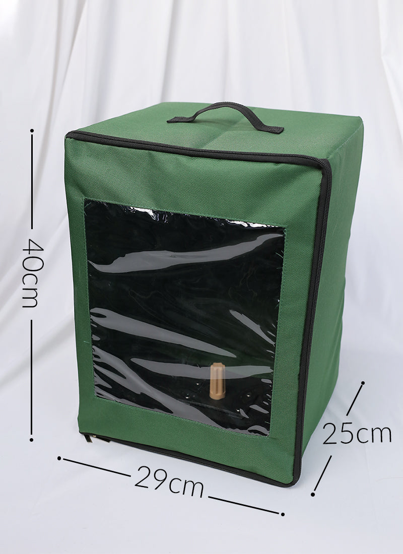 Foldable Cosplay Wig Carrying Case with Backpack Straps C08