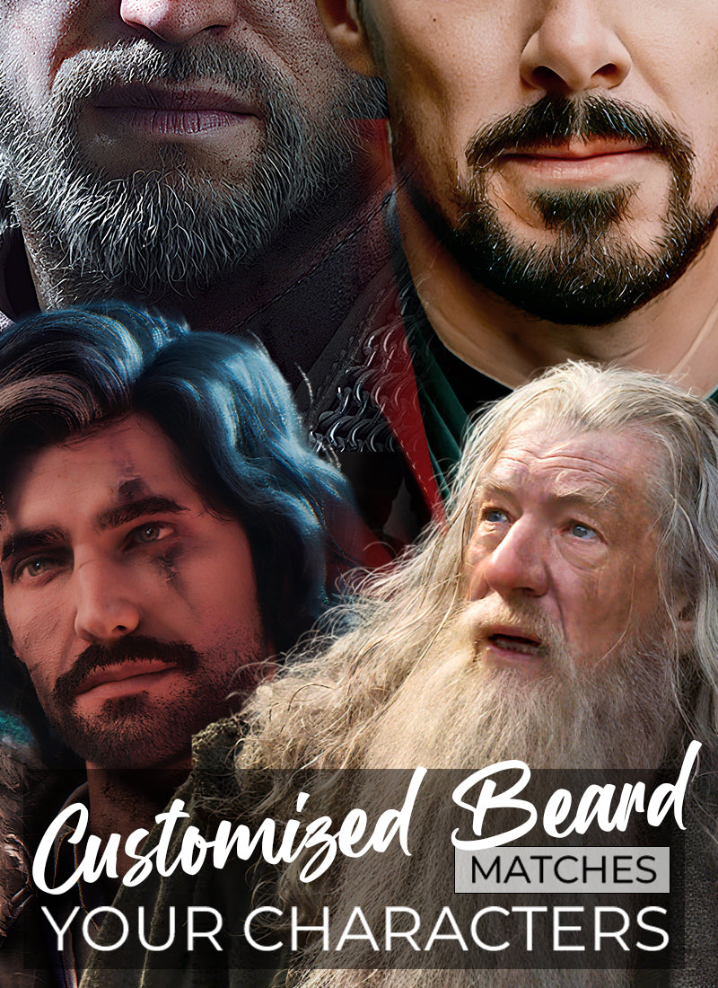 Cosplay Beard Facial Hair Customizable