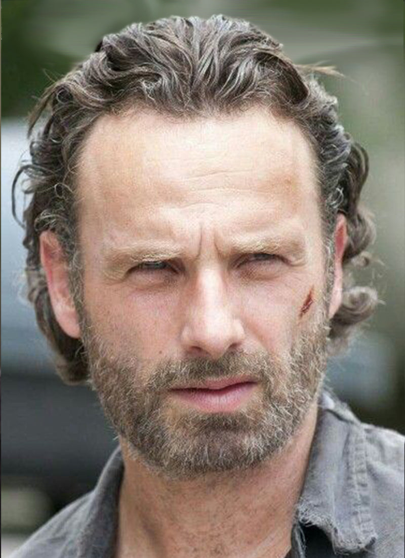 ‌The Walking Dead‌ Rick Grimes Season 4‌ Season 5‌ Inspired Lace Front Wig CMS043