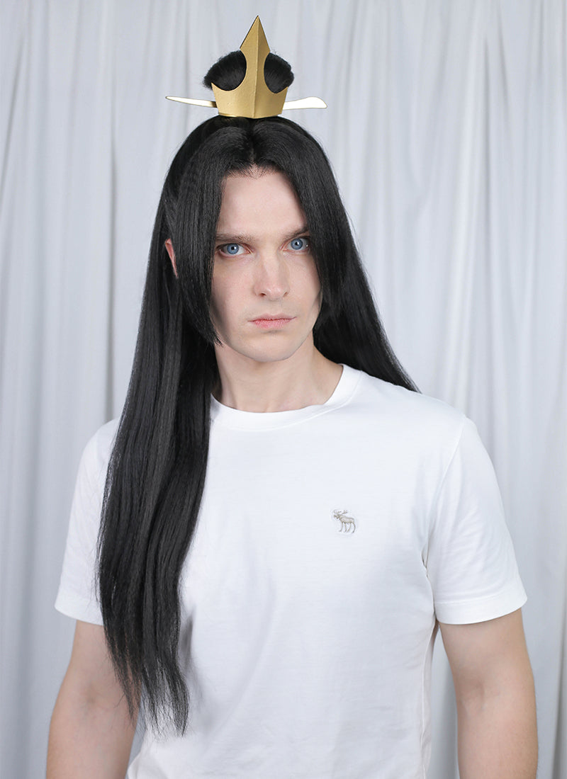Avatar: The Last Airbender Zuko Black Braided Lace Front Synthetic Wig LF2214