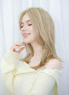 Mixed Blonde Straight Bob Mono Top Lace Wig MN006
