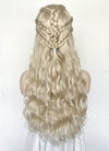 Game of Thrones Daenerys Targaryen Light Ash Blonde Braided Lace Front Synthetic Wig LF2158