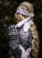 Game of Thrones Daenerys Targaryen Light Ash Blonde Braided Lace Front Synthetic Wig LF2158