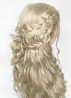 Pastel Ash Blonde Braided Lace Front Synthetic Wig LF2166