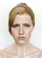 Split Fiction Zoe Foster Medium Blonde Braided Lace Front Synthetic Wig LF2175