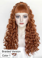Wednesday Agnes DeMille Gala Ginger Braided Lace Front Synthetic Wig LF2177