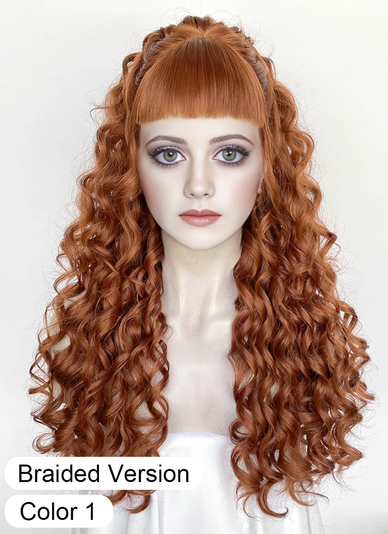 Wednesday Agnes DeMille Gala Ginger Braided Lace Front Synthetic Wig LF2177