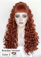 Wednesday Agnes DeMille Gala Ginger Braided Lace Front Synthetic Wig LF2177