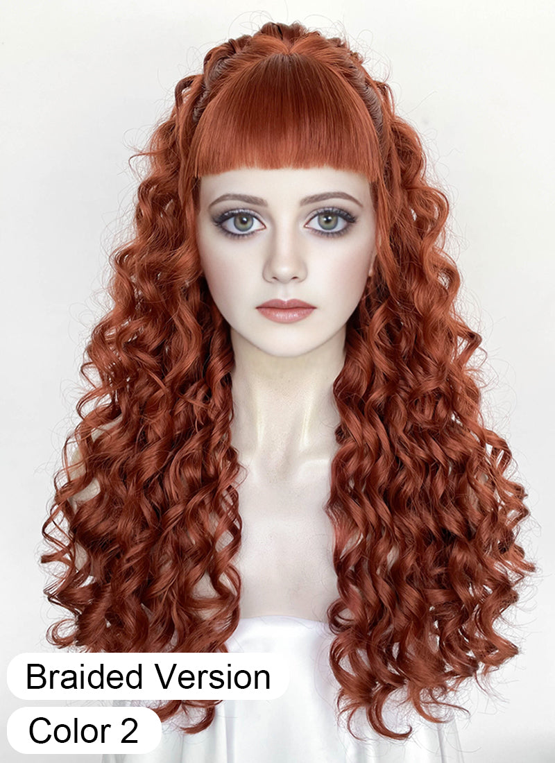 Wednesday Agnes DeMille Gala Ginger Braided Lace Front Synthetic Wig LF2177