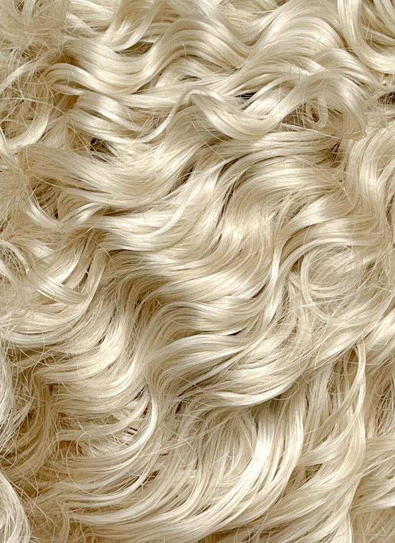 Lady Gaga The Dead Dance Ash Blonde Braided Lace Front Synthetic Wig LF2178