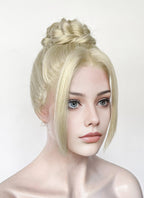 Pastel Ash Blonde Braided Lace Front Synthetic Wig LF2184