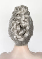 Pastel Ash Blonde Braided Lace Front Synthetic Wig LF2184