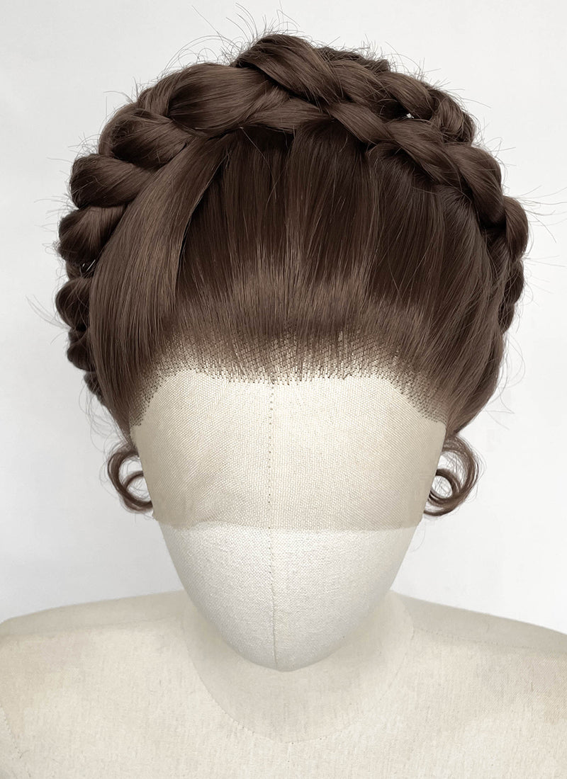 Star Wars Princess Leia Brunette Braided Lace Front Synthetic Wig LF2202