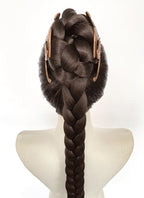 Star Wars Princess Leia Brunette Braided Lace Front Synthetic Wig LF2208