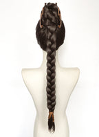 Star Wars Princess Leia Brunette Braided Lace Front Synthetic Wig LF2208