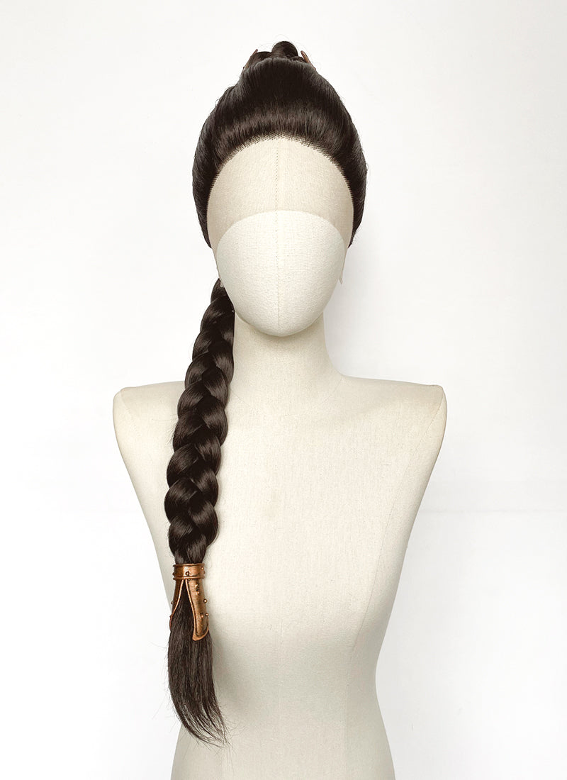 Star Wars Princess Leia Brunette Braided Lace Front Synthetic Wig LF2208