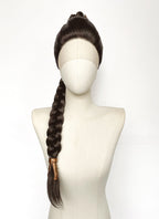 Star Wars Princess Leia Brunette Braided Lace Front Synthetic Wig LF2208