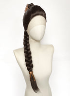 Star Wars Princess Leia Brunette Braided Lace Front Synthetic Wig LF2208