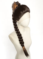 Star Wars Princess Leia Brunette Braided Lace Front Synthetic Wig LF2208