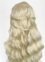 Game of Thrones Daenerys Targaryen Light Ash Blonde Braided Lace Front Synthetic Wig LF2212