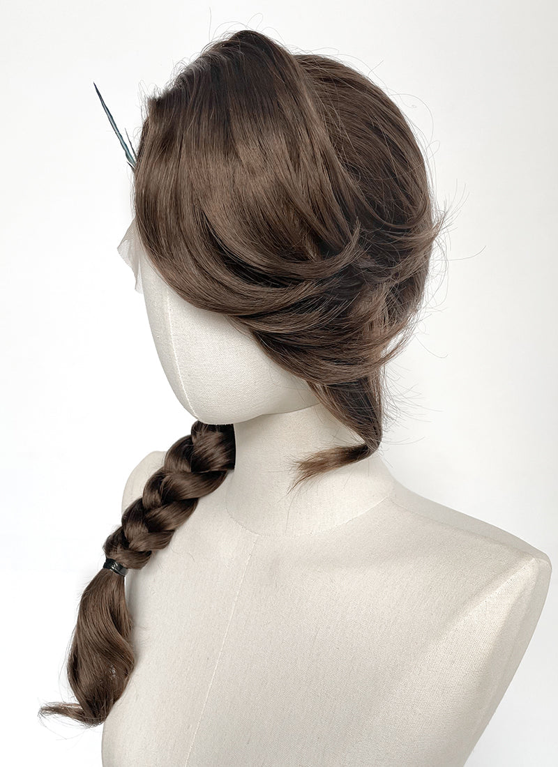 Critical Role The Legend of Vox Machina Season 4 Vex'ahlia Brunette Braided Lace Front Synthetic Wig LF2213
