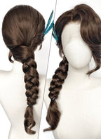 Critical Role The Legend of Vox Machina Season 4 Vex'ahlia Brunette Braided Lace Front Synthetic Wig LF2213