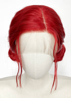 The Witcher 3 Triss Merigold Red Braided Lace Front Synthetic Wig LF2218