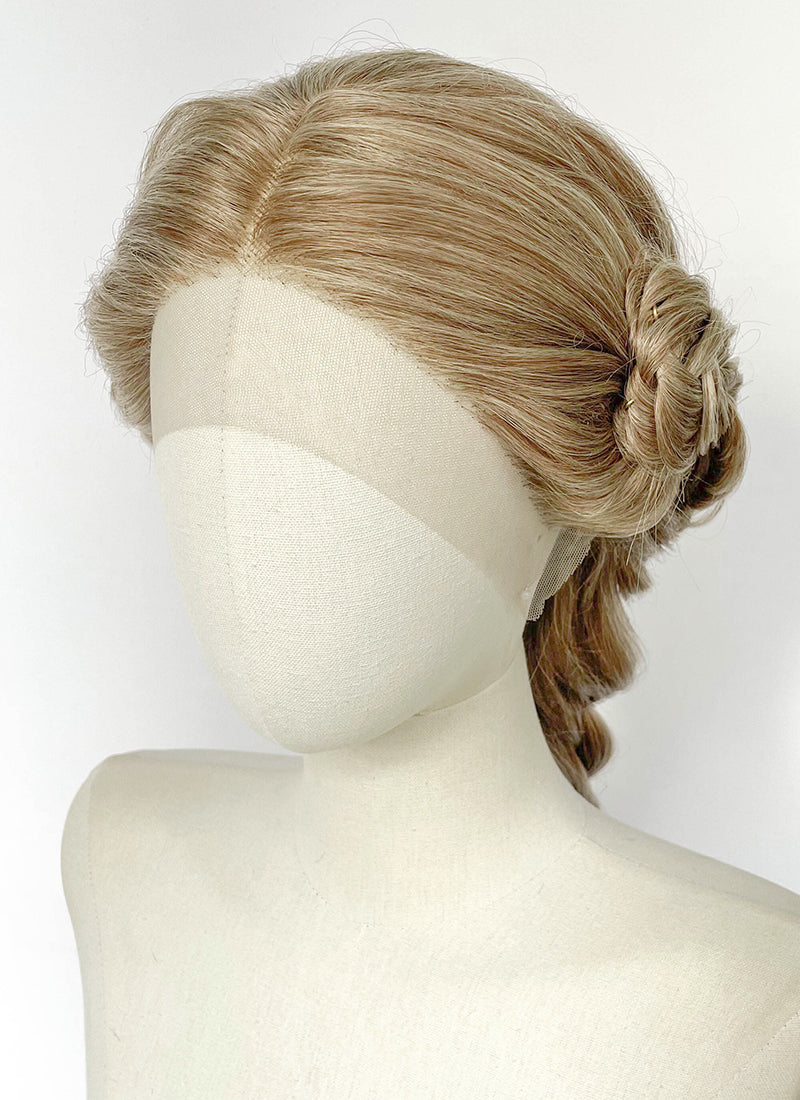 Mixed Blonde Braided Yaki Lace Front Synthetic Wig LF2222