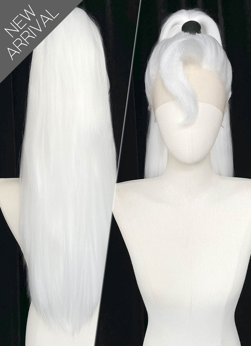 X-Men Storm White Braided Lace Front Synthetic Wig LF2227