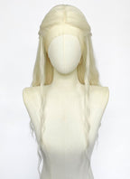 House of the Dragon Helaena Targaryen Platinum Blonde Braided Lace Front Synthetic Wig LF2228