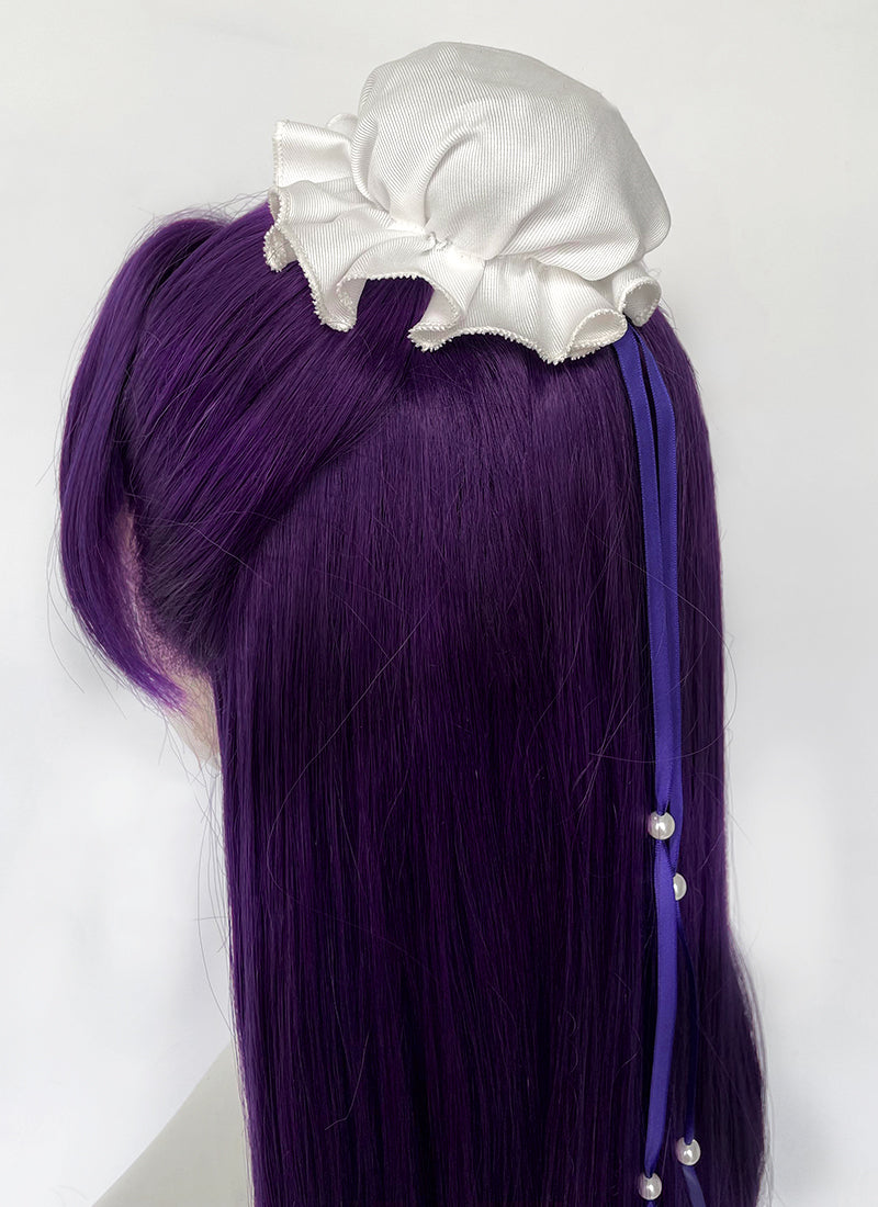 The Apothecary Diaries Jinshi Purple Braided Lace Front Synthetic Men's Wig LF2517