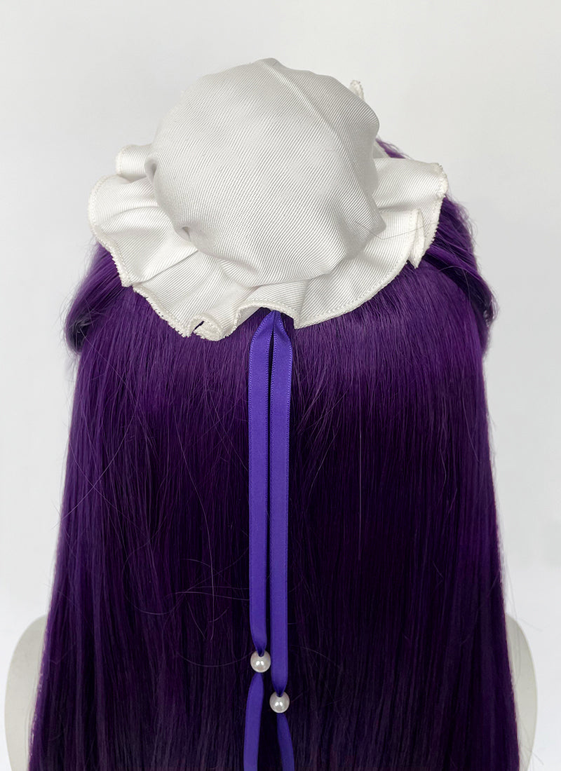 The Apothecary Diaries Jinshi Purple Braided Lace Front Synthetic Men's Wig LF2517