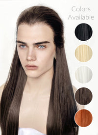 Brunette Straight Lace Front Synthetic Men's Wig LF3270C (Customisable)