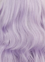 Pastel Purple Wavy Lace Front Synthetic Wig LF5110